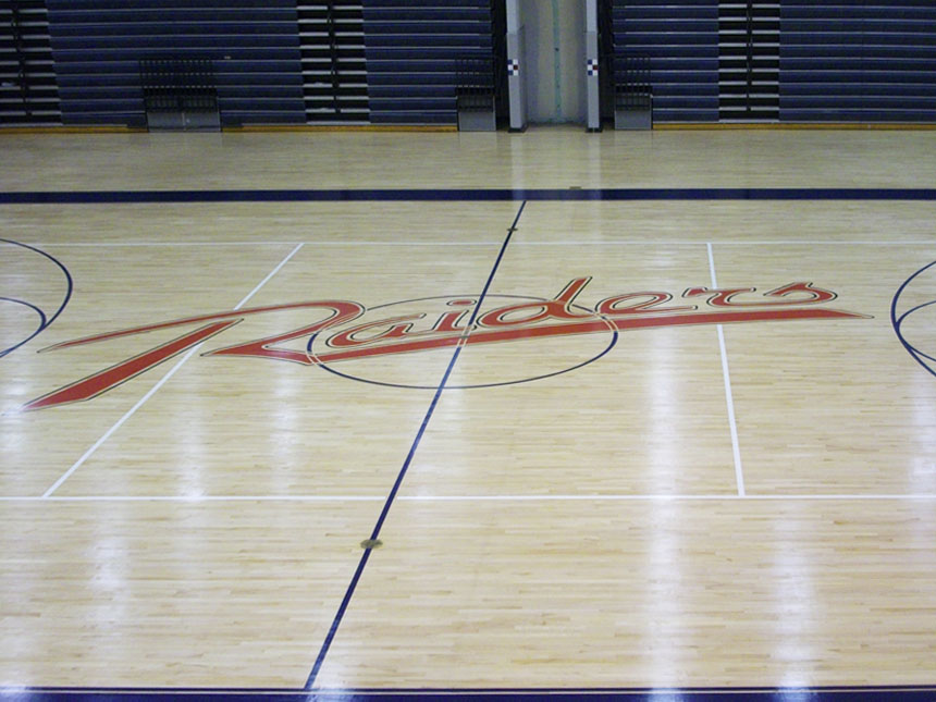 sports court center logo