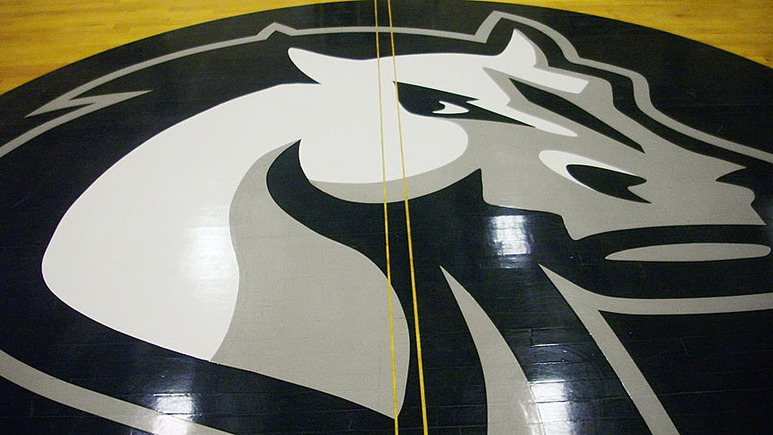 sports court center logo